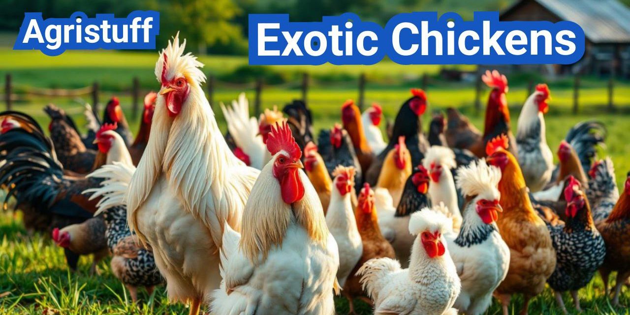Exotic Chickens: Stunning Poultry Breeds to Beautify Your Farm