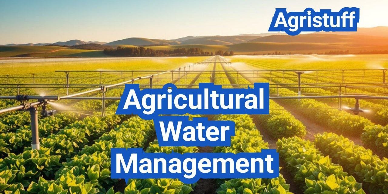 Agricultural Water Management: ET, Soil Moisture Sensors, and Scheduling Plans