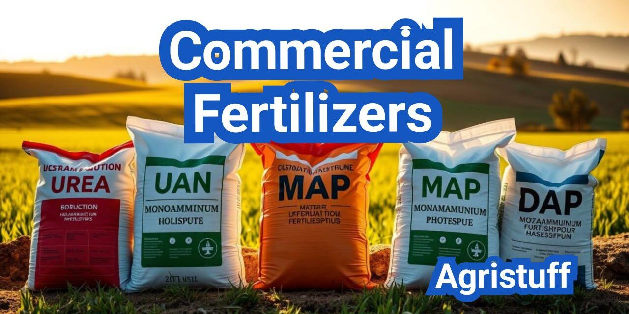 Commercial Fertilizer Guide: Urea, UAN, MAP, DAP—Choosing and Timing