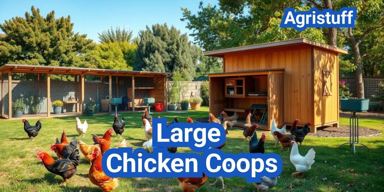 Large Chicken Coops: Space Rules, Layout Ideas, and Easy-Clean Setups